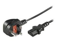 MicroConnect - Stromkabel - BS 1363 zu IEC 60320 C13