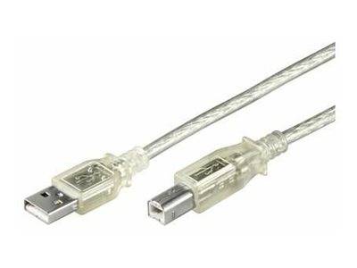 USB2.0 A-B 1m M-M Transparent USB2.0 A-B 1m M-M 1 m USB