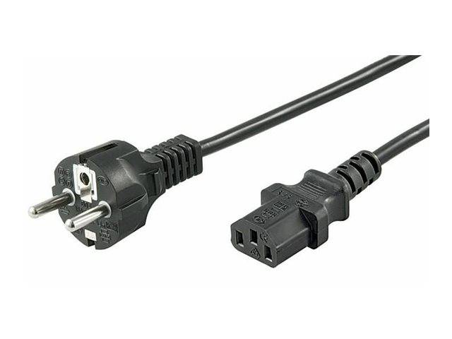 MicroConnect PowerCord - Stromkabel - power IEC 60320 C13 zu power CEE 7/7 (M)