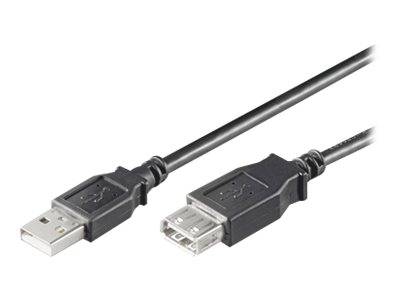 MicroConnect USB 2.0 - USB-Verlängerungskabel - USB (W)