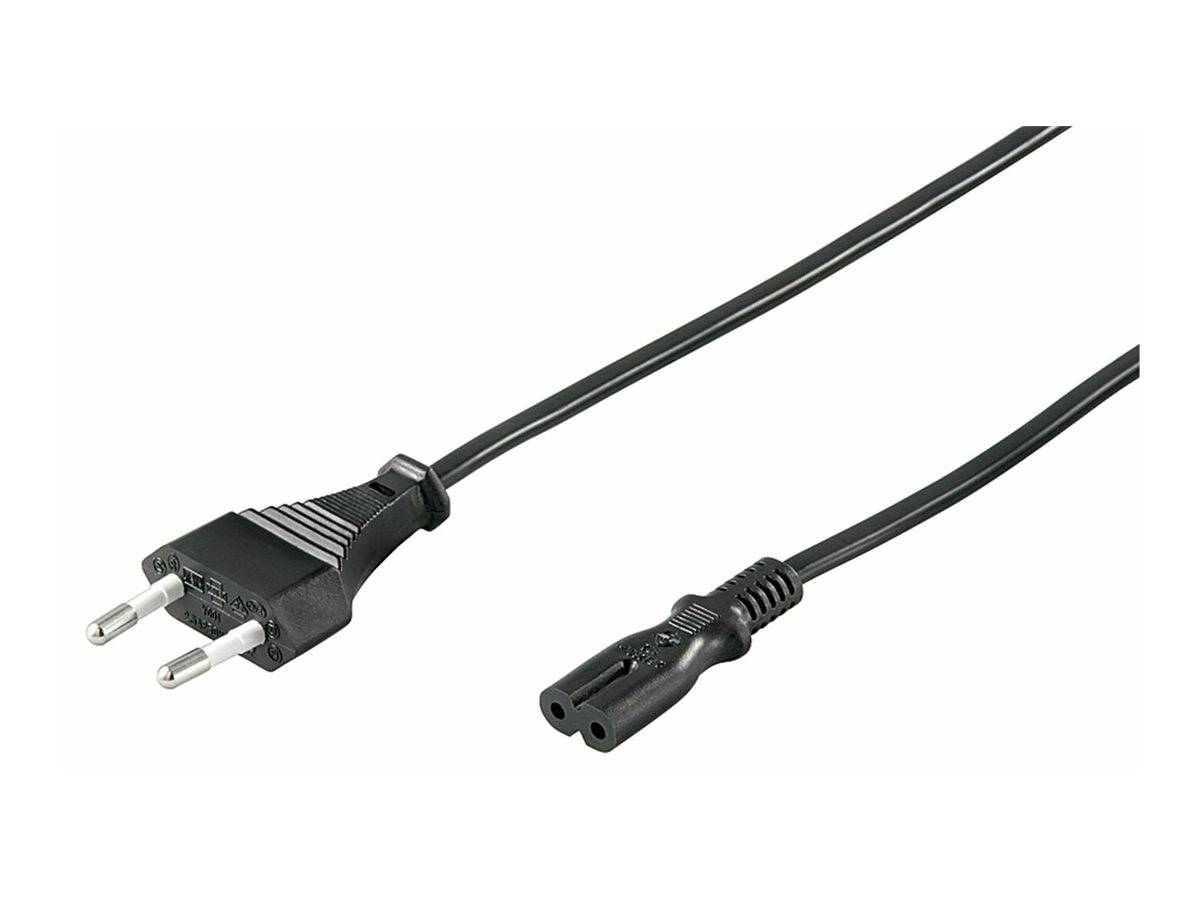 MicroConnect Power Cord Notebook - Stromkabel - 2-polig (W)