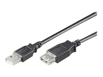 MicroConnect USB 2.0 - USB-Verlängerungskabel - USB (W)