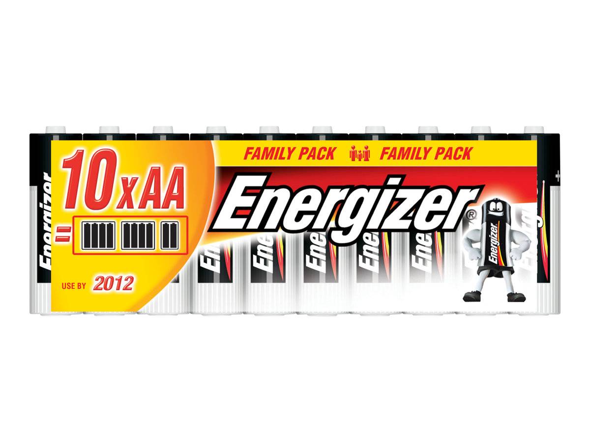 Energizer Family Pack - Batterie 10 x AAA - Alkalisch