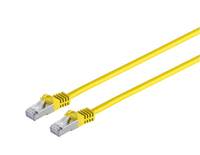 RJ45 Patchkabel S/FTP (PiMF), mit CAT 7 Rohkabel 7,5m Gelb