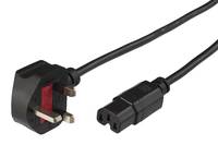 MicroConnect - Stromkabel - BS 1363 (M) bis IEC 60320 C15