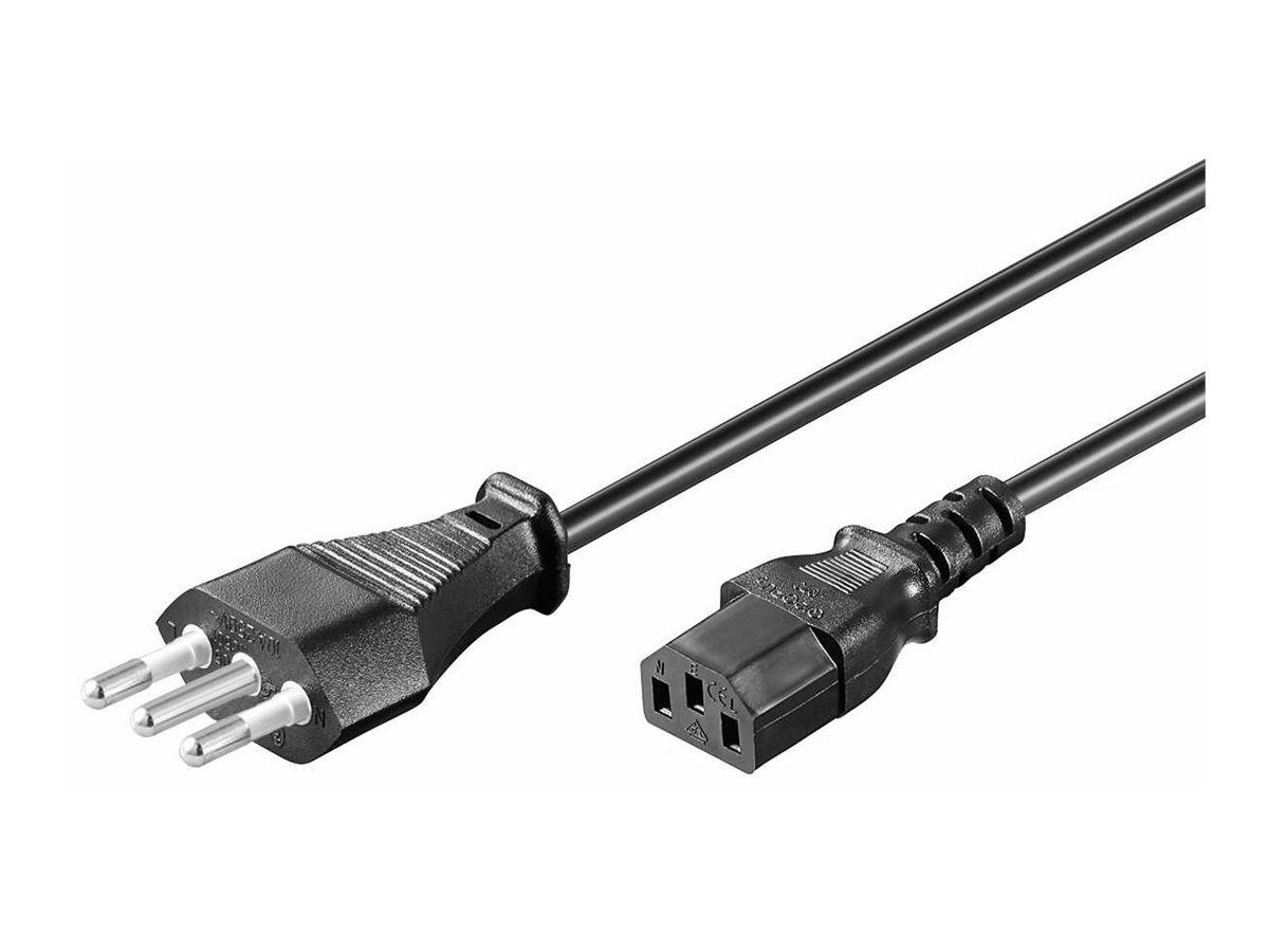 MicroConnect - Stromkabel - power IEC 60320 C13 zu CEI 23-16/VII (M)