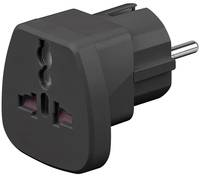 MicroConnect - Adapter für Power Connector - NEMA 1-15, Eurostecker, DK 2-5A (W)