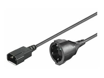 MicroConnect PowerCord - Stromkabel - IEC 60320 C14 zu power CEE 7/7 (W)