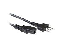 Intronics - Stromkabel - CEI 23-16 (M) zu IEC 60320 C13 - Wechselstrom 230 V - 2.5 m - Schwarz