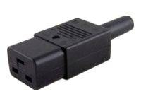 MicroConnect Netzanschluss - IEC 60320 C19Schwarz