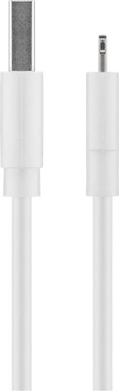 goobay USB Lade und Synchronisationskabel Mfi Kabel für Apple iPhone/iPad weiß 3 m