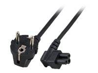 MicroConnect - Stromkabel - IEC 60320 C5 gewinkelt bis CEE 7/7 (M)