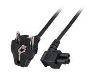 MicroConnect - Stromkabel - IEC 60320 C5 gewinkelt bis CEE 7/7 (M)