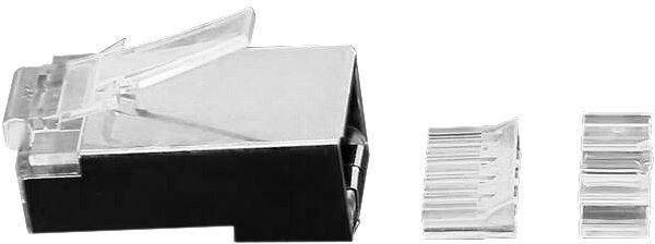 Modularer Stecker CAT6a Stecker 8P8CFTP Geschirmt, 50 Stück in einem Beutel