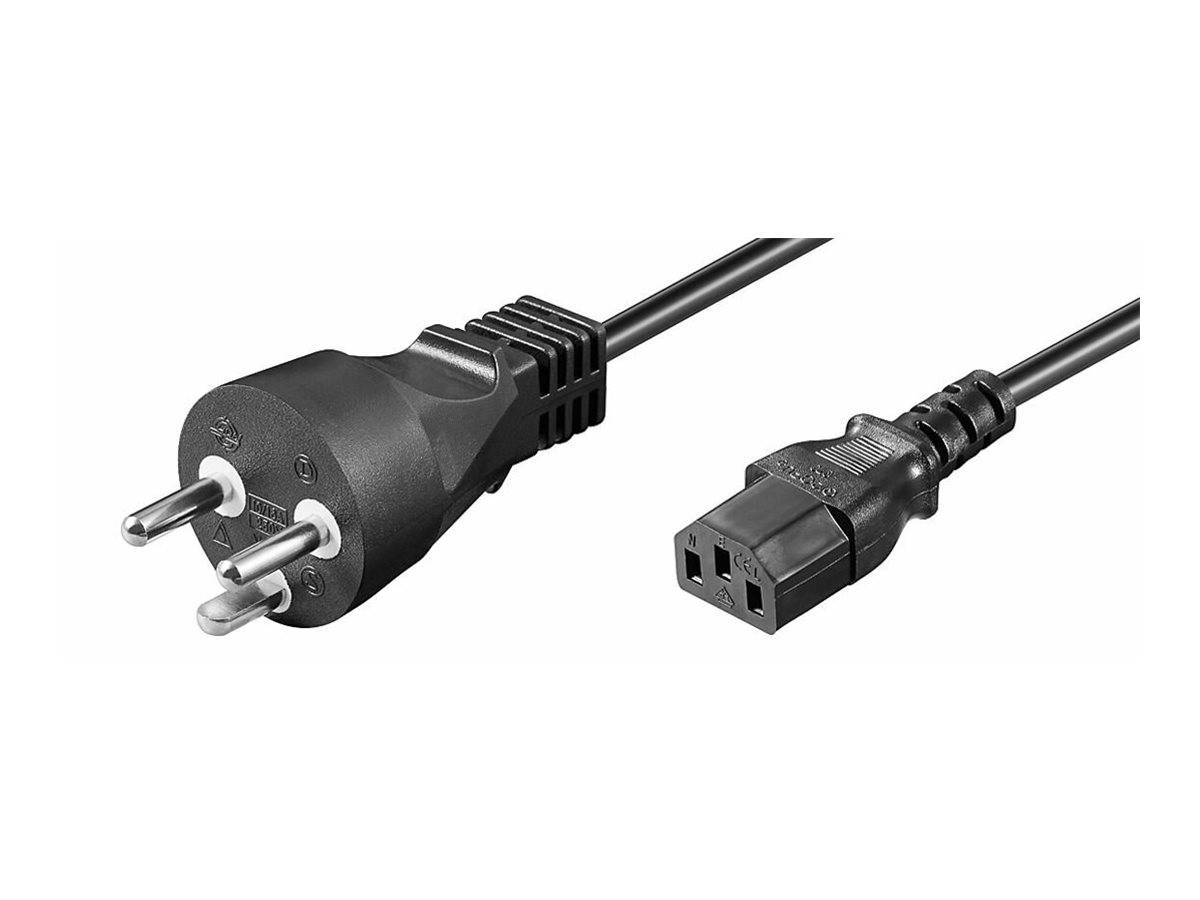 MicroConnect Stromkabel - Stromversorgung zupower IEC 60320 C13 - 10 m - Schwarz