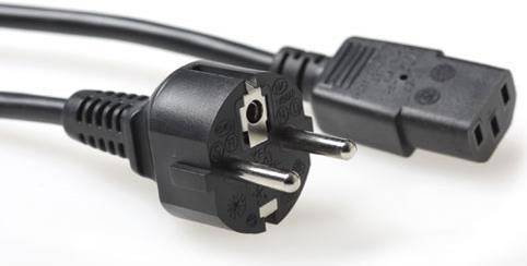 ACT Powercord mains connector CEE7/7 male