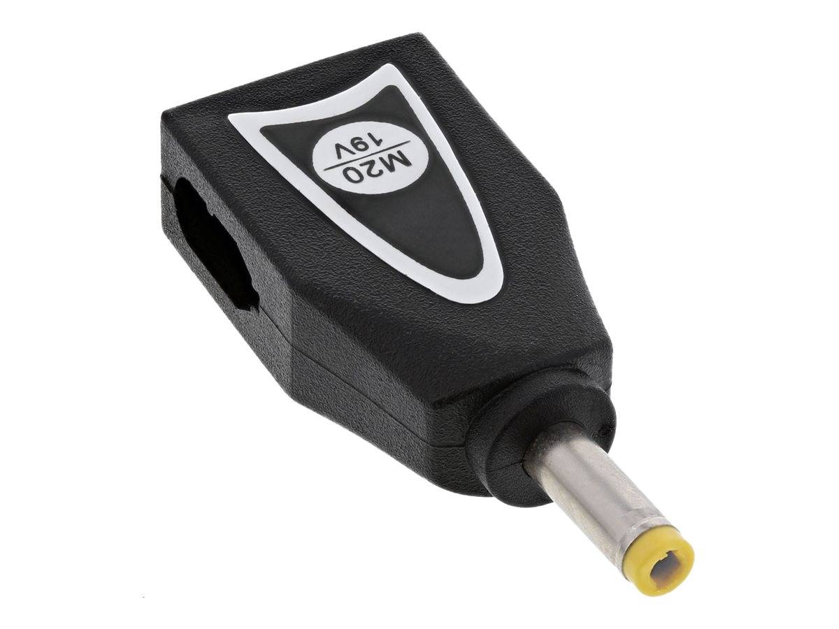 InLine Wechselstecker M20 (19V) für Universal Netzteil - 90W/120W - schwarz - 19