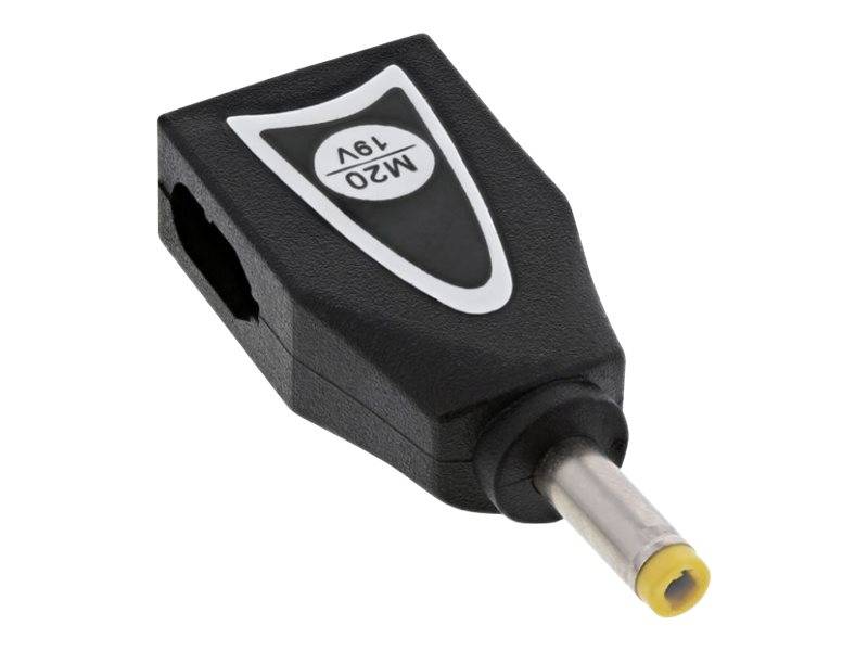 InLine Wechselstecker M20 (19V) für Universal Netzteil - 90W/120W - schwarz - 19