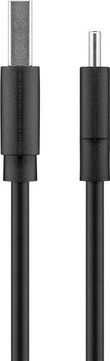 USB-C 2.0 Sync- & Ladekabel A-Stecker  C-Stecker schwarz - Länge: 0,10m