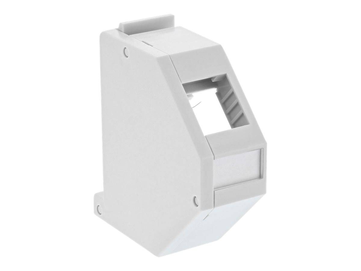 INLINE - Keystone SNAP-In Modulhalter - 1-fach für Hutschiene