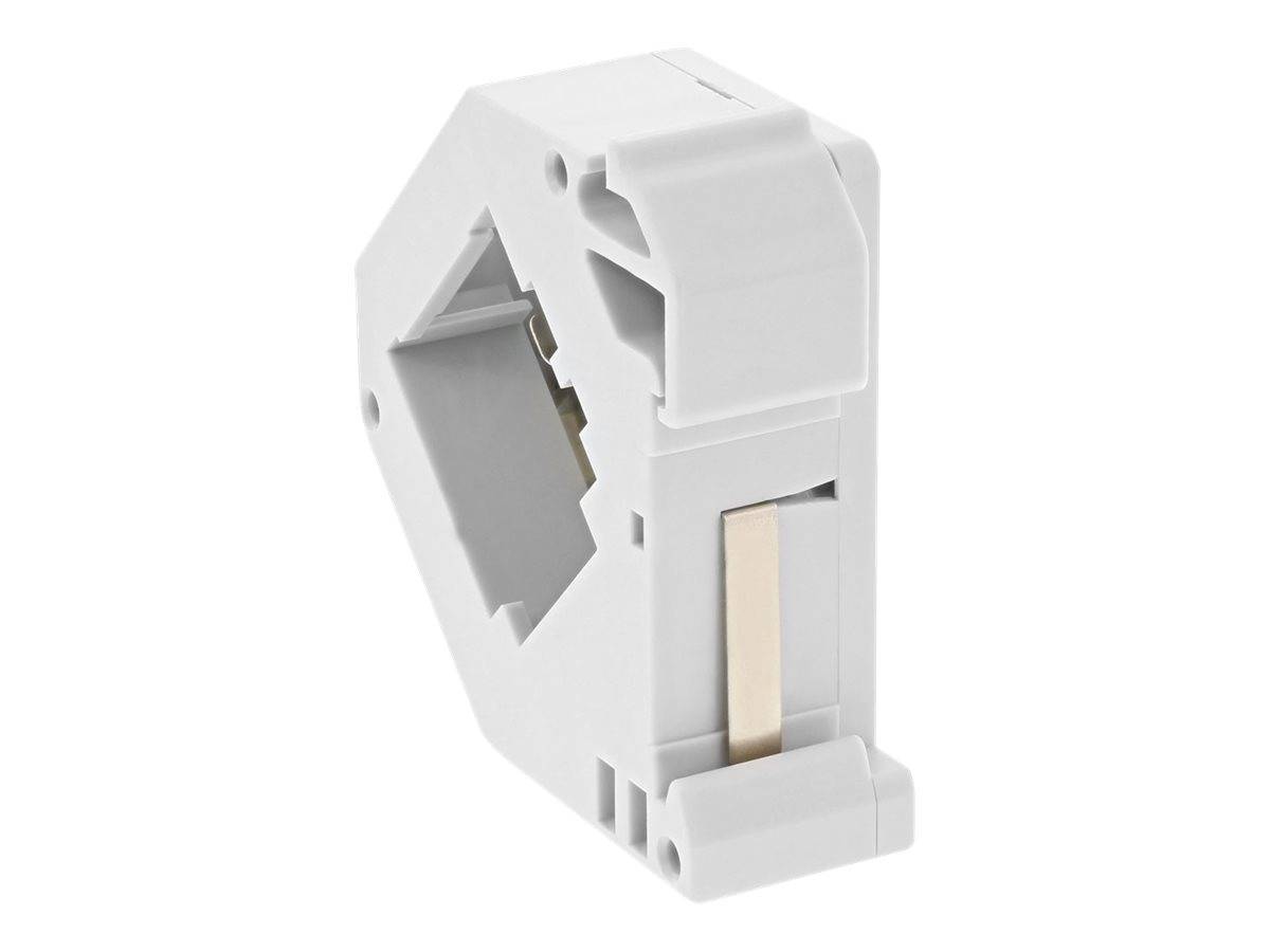 INLINE - Keystone SNAP-In Modulhalter - 1-fach für Hutschiene