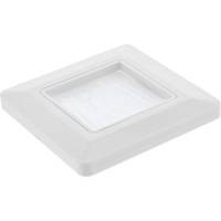 INLINE - Rahmen mit Bürstendurchlass - für TV - weiß RAL9010