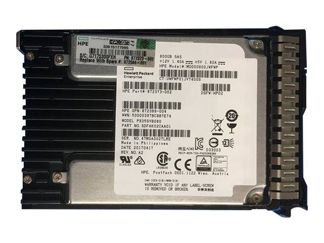 HPE Mixed Use - SSD - 800 GB - 2.5" SFF (6.4 cm SFF)