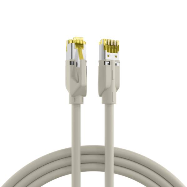 RJ45 Patchkabel Cat.6A S/FTP LSZH, Dätwyler 7702 TM31 grau 40m Kupferverkabelung