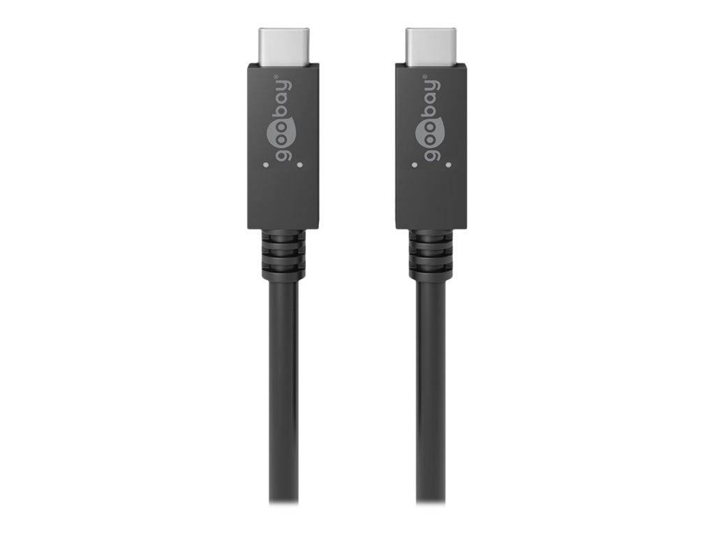 WENTRONIC - goobay - USB-Kabel - 24 pin USB-C (M) zu 24 pin USB-C (M)