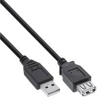 INLINE - USB 2.0 Verlängerung - Stecker / Buchse - Typ A - schwarz - 2m