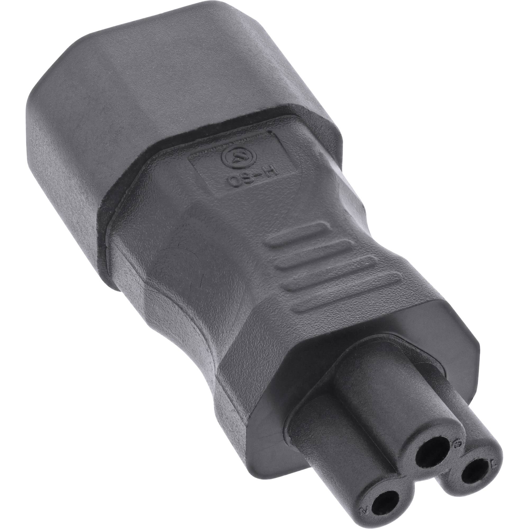 INLINE - Netzadapter IEC 60320 C14 / C5 - 3pol. Kaltgeräte / Notebook