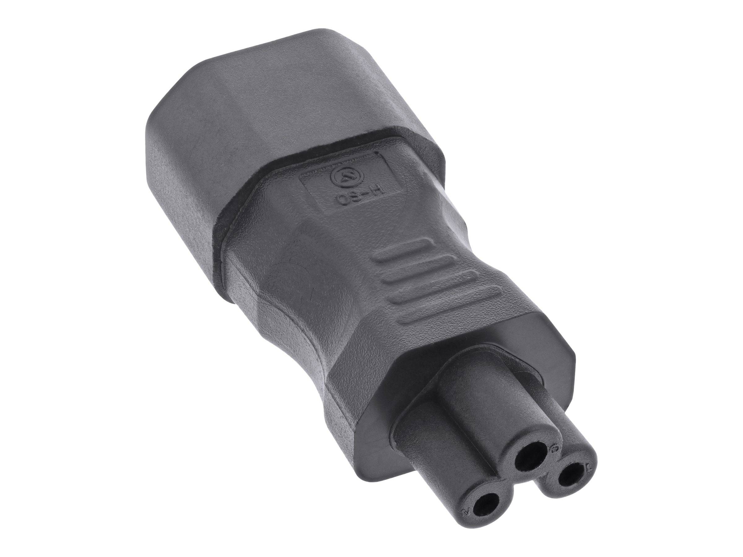 INLINE - Netzadapter IEC 60320 C14 / C5 - 3pol. Kaltgeräte / Notebook