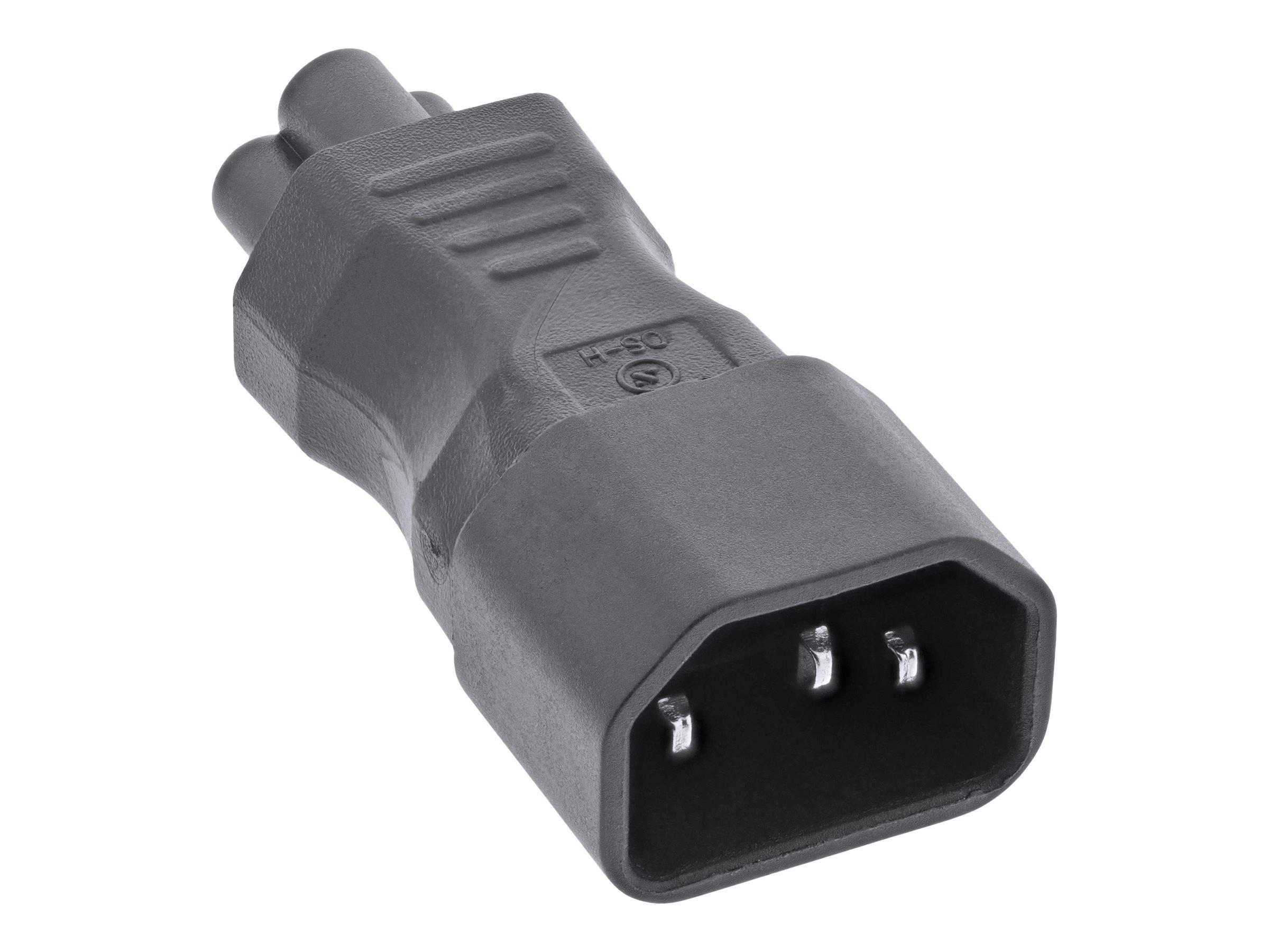 INLINE - Netzadapter IEC 60320 C14 / C5 - 3pol. Kaltgeräte / Notebook