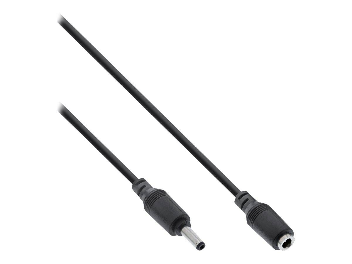 INLINE - Verlängerungskabel DC Stecker 4,0x1,7mm - schwarz - 5m