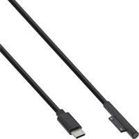 InLine USB-C zu Surface Ladekabel - 3m - DC 15 V - 3 A - 3 m - Schwarz - für Mic