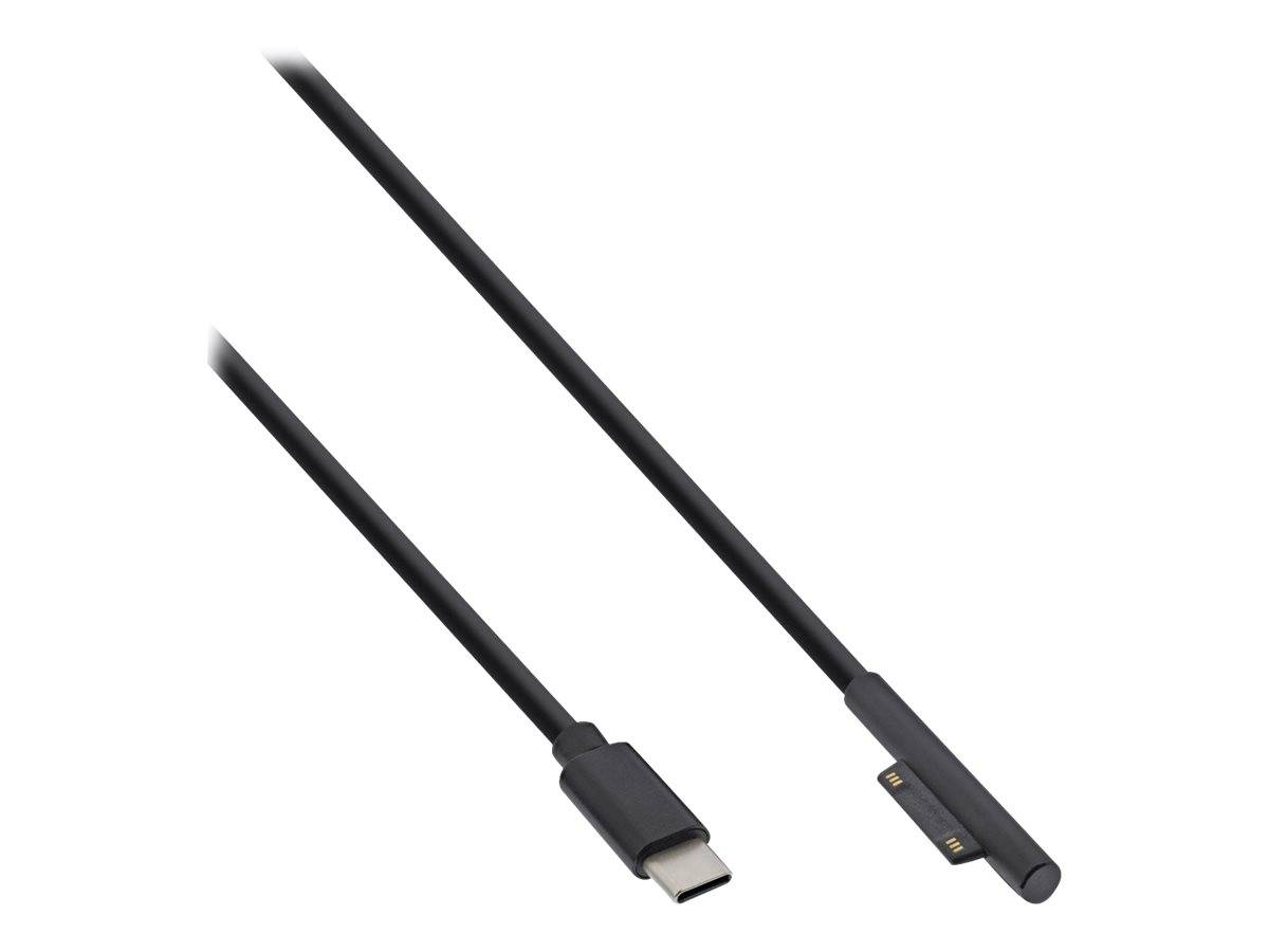 InLine USB-C zu Surface Ladekabel - 2m - DC 15 V - 3 A - 2 m - Schwarz - für Mic