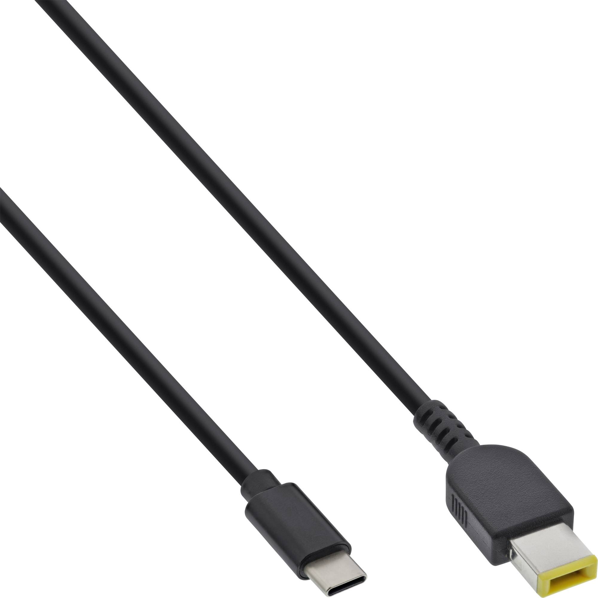 InLine USB-C zu Lenovo Notebook (rechteckig) Ladekabel - 2m - (M) - DC 18 - 20 V