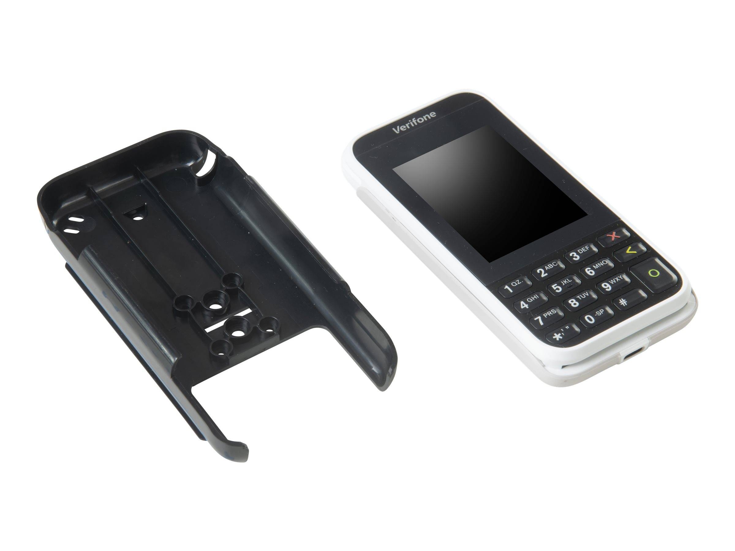 SpacePole M-Case - Montagekomponente (Gehäuse) - für Kreditkartenterminal - Kunststoff - Schwarz - Standfußmontage