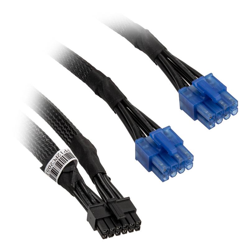 Netzkabel SST-PP12-PCIE schwarz 55cm