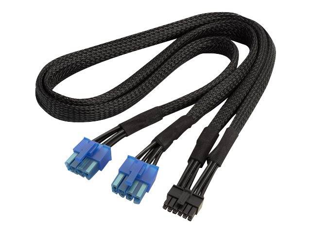 SilverStone PP12-PCIE - Stromkabel - 8-poliges EPS12V (4+4) - (M) zu 12-poliger