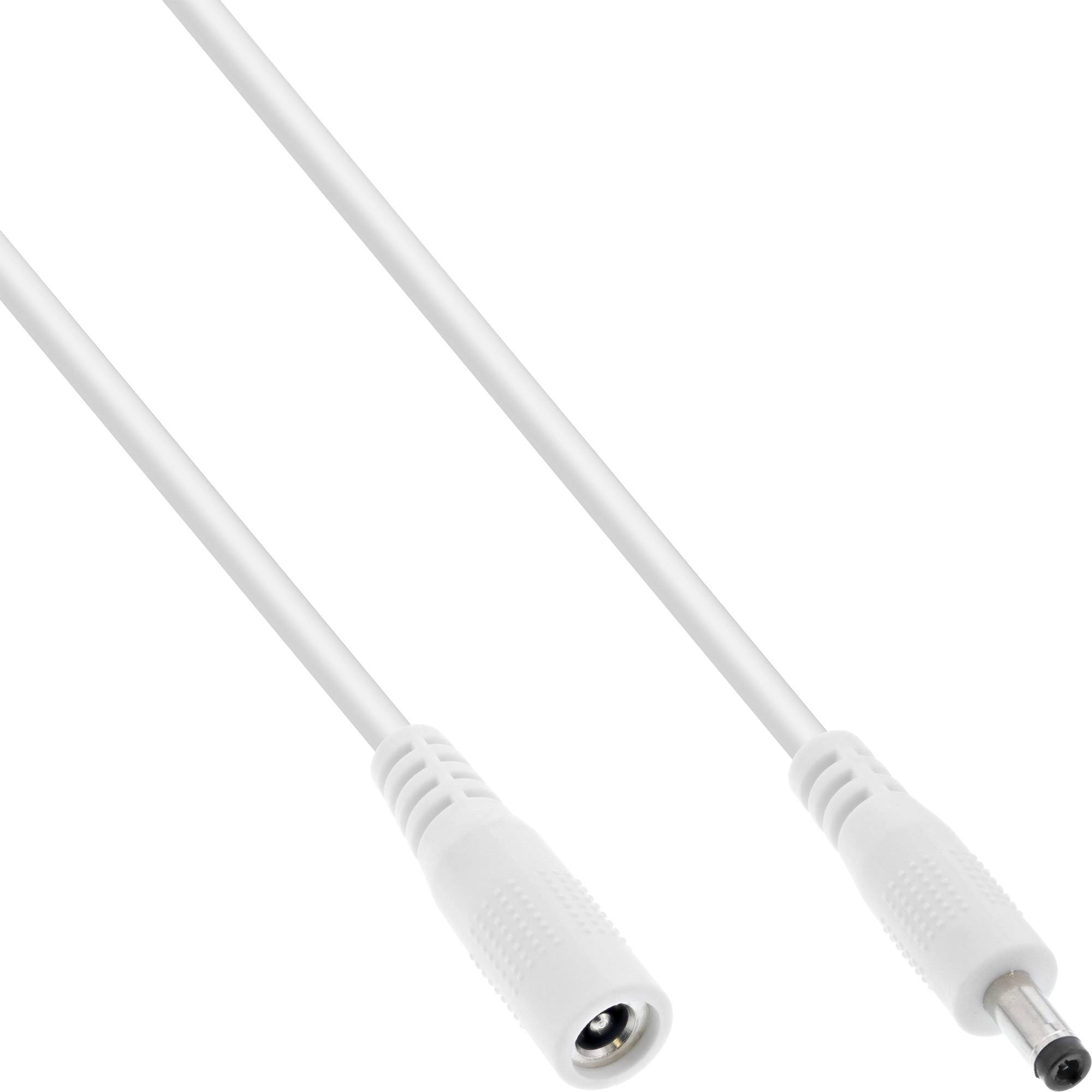 INLINE - Verlängerungskabel - DC Stecker 4,0x1,7mm - weiß - 2m
