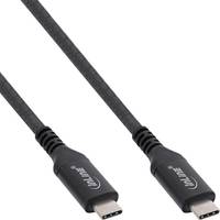 INLINE - USB4 Kabel - USB-C Stecker/Stecker - 8K60Hz - schwarz - 0,5m