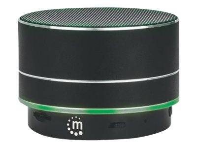 Manhattan Metallic Bluetooth Speaker (Clearance Pricing), Microphone, Splashproof, Decent Sound Output (3W)