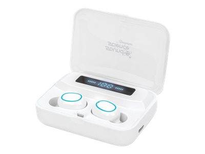 Manhattan Sound Science Bluetooth In-Ear Headphones (Clearance Pricing) - White