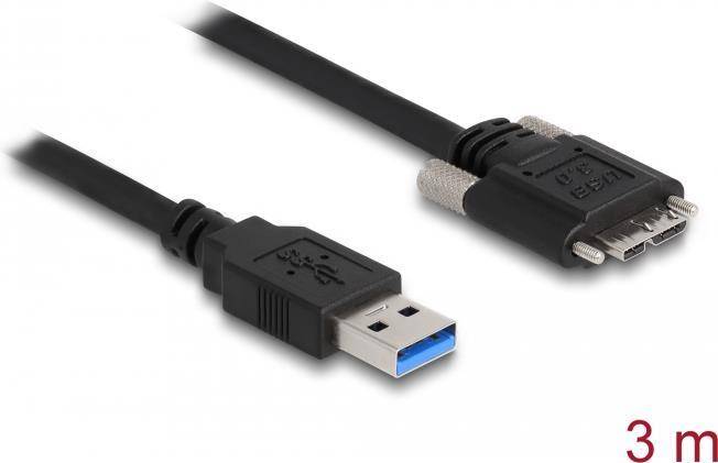 Delock USB-Kabel - USB Typ A (M) zu Micro-USB Type B (M) - USB 3.0 - 3 m - Daume
