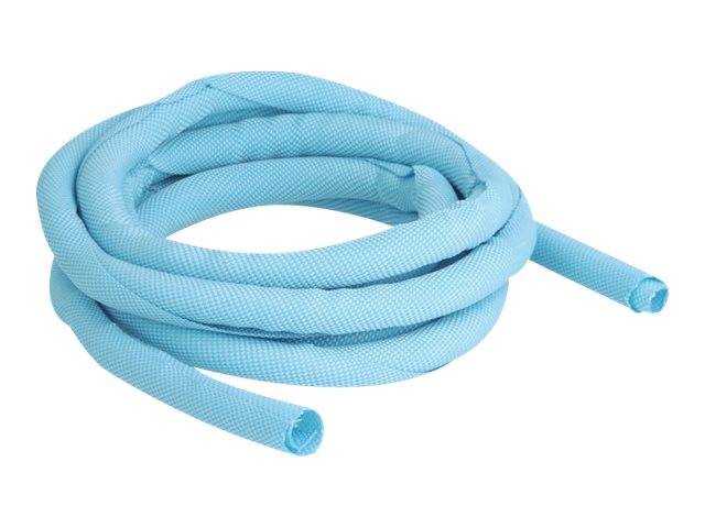 Delock Kabelschlauch - 2 m - Blau - Woven Sleeve self-closing heat-resistant 2 m