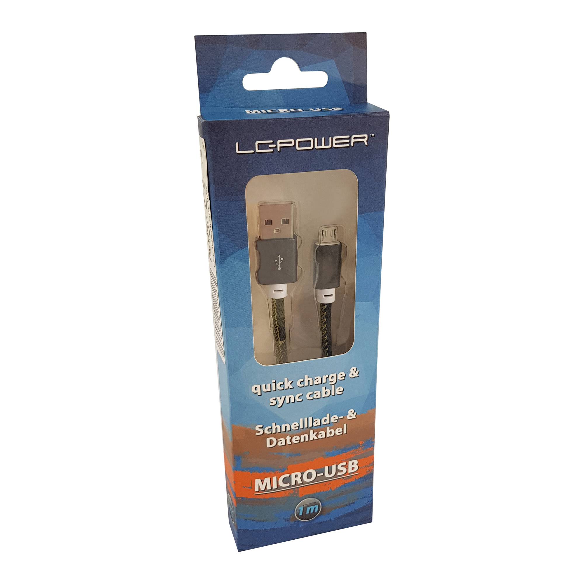 LC-POWER - LC Power - USB-Kabel - USB (M) zu Micro-USB Typ B (M)