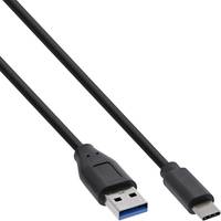 INLINE - 100er Bulk-Pack USB 3.2 Kabel - USB-C an A Stecker - schwarz - 1m