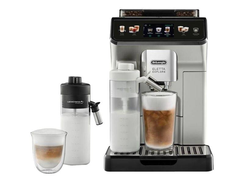 DE LONGHI - De'Longhi Eletta Explore ECAM450.55.S - Automatische Kaffeemaschine mit Milchaufschäumer