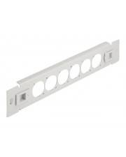 Delock Patchpanel (Blindblech) - D-type - Rack montierbar - Grau - 1U - 25.4 cm
